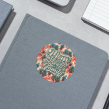 Mom the Heart of the Family Tropical Pattern