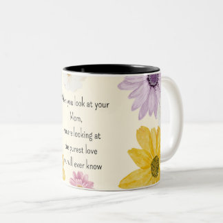 Mom the purest love coffee mug