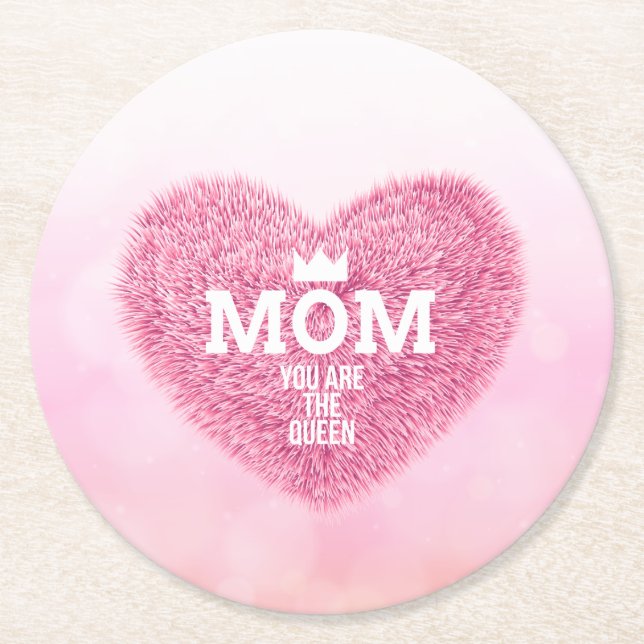 Mom The Queen Mother's Day | Coaster (Front)