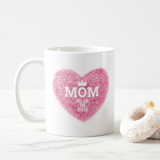 Mom The Queen Mother's Day | Coffee Mug (With Donut)