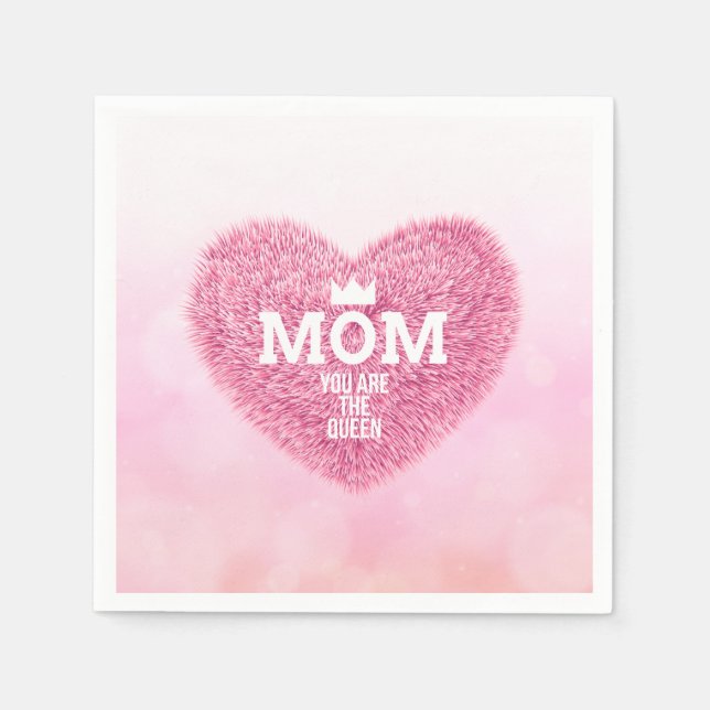 Mom The Queen Mother's Day | Napkin (Front)