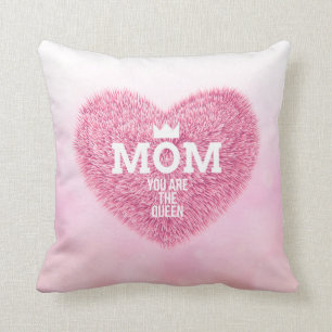 Mom The Queen Mother's Day Throw Pillow