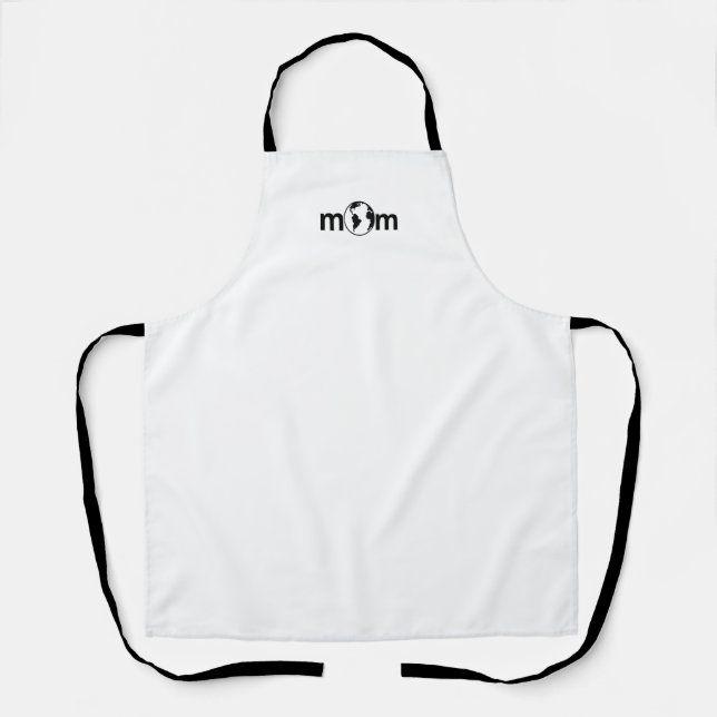 mom the queen of the kitchen All-Over Print Apron (Front)