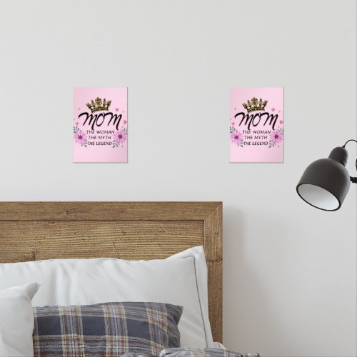Mom The Woman The Myth The Legend Wall Art Sets