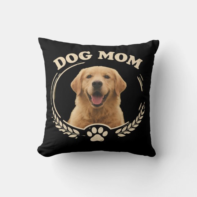 Mom Throw Pillow (Front)