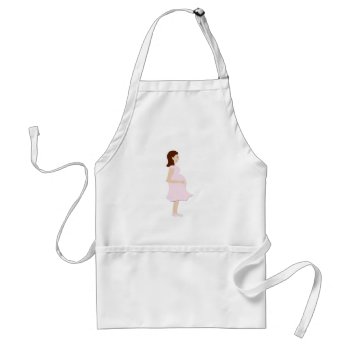 Mom To Be Adult Apron by Windmilldesigns at Zazzle
