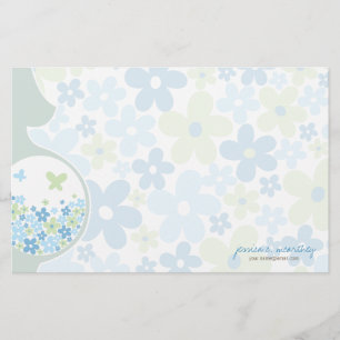 Mom To Be Baby Boy Thank You Note Stationery