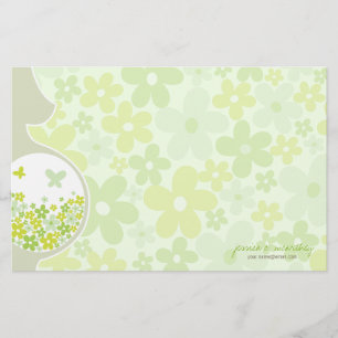 Mom To Be Baby Neutral Thank You Note Stationery