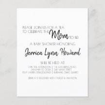 Mom-To-Be Baby Shower Invitation Flyer