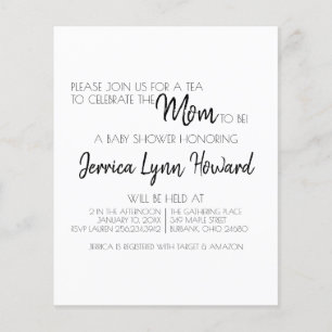 Mom-To-Be Baby Shower Invitation Flyer