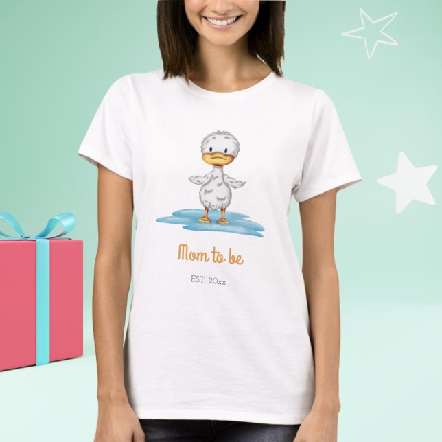 Mom to Be Cute Duckling  T-Shirt (Mom to Be Cute Duckling T-Shirt)