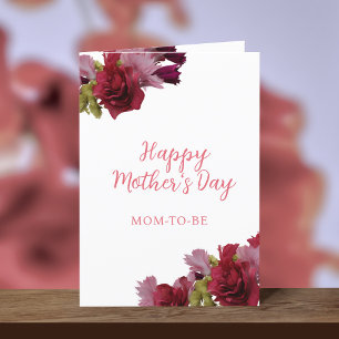 Mom to Be Floral Happy Mother's Day Card
