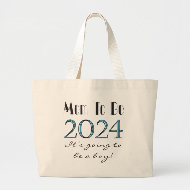 Mom to Be Future Mom 2024 Tote Bags (Front)