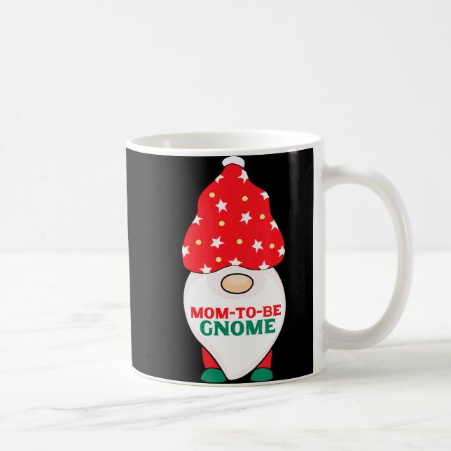 Mom To Be Gnome Fun Pregnant Expecting Christmas P Coffee Mug (Right)