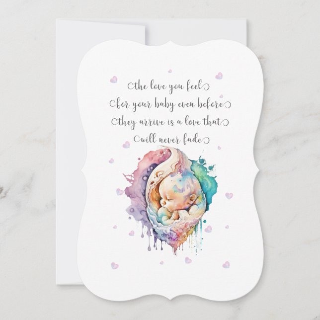 Mom to be greeting card. Greeting card. Mom gift (Front)