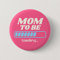 Mom To Be Loading Custom Pink Baby Shower Party
