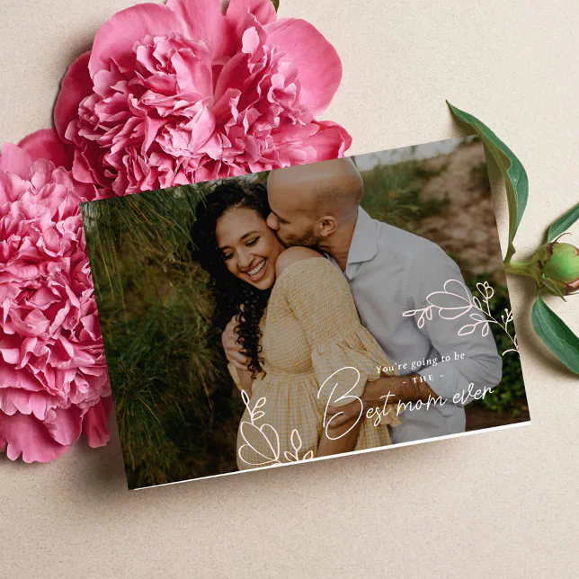 Mom to Be Mother's Day Photo Card | Zazzle