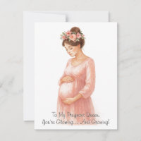 Mom-to-Be | Pregnant Woman Illustration -