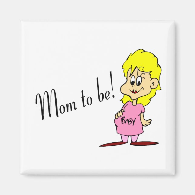 Mom To Be (Pregnant Woman) Magnet (Front)