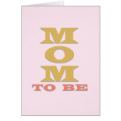 MOM to Be Tshirts and Gifts (Front)