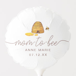 Mom-to-Bee, Bumble Bee Themed Balloon