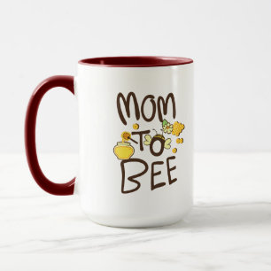 Mom to Bee with Cartoon Decoration Mug