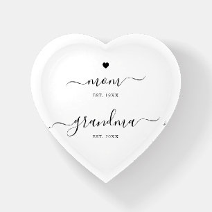 Mom To Grandma Gift Paperweight