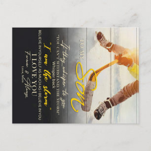 Mom To my Son Gift, Son Birthday Gift Idea Postcard