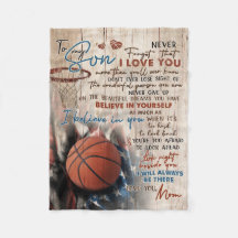 Mom To My Son I'll Always Be There Basketball