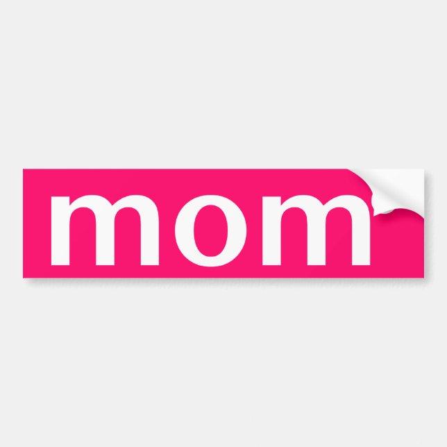Mom to the 6th Power Bumper Sticker (Front)