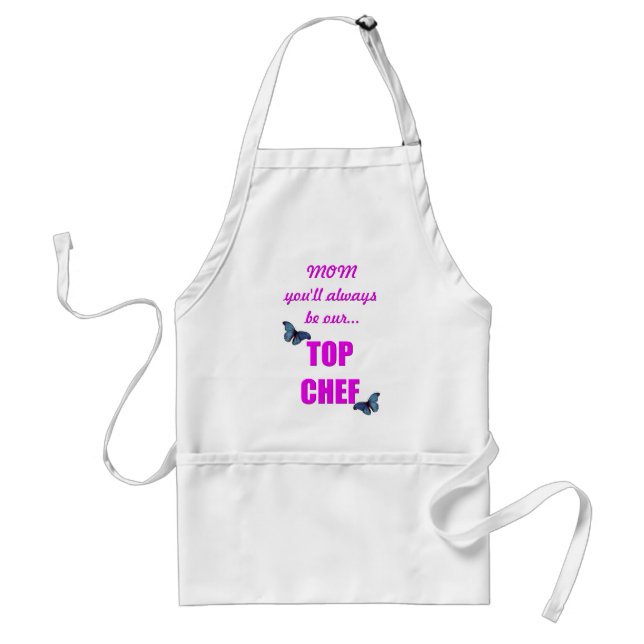 MOM...Top Chef Adult Apron (Front)