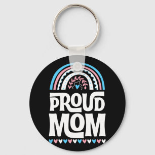 Mom Transgender Pride Flag Mothers Day Bohemian Keychain