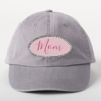 Mom | Trendy Sweet Chic Pink Minimalist Iron On 