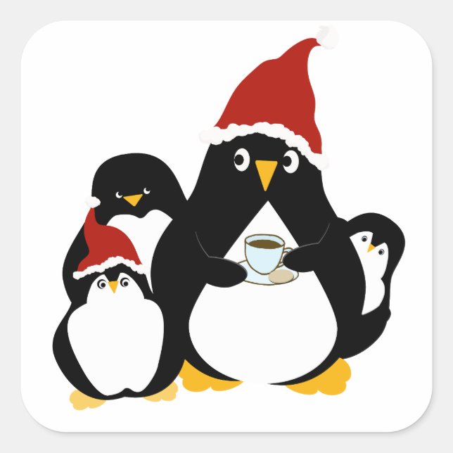 Mom Trying to Sneak a Quick Coffee Break Square Sticker (Front)