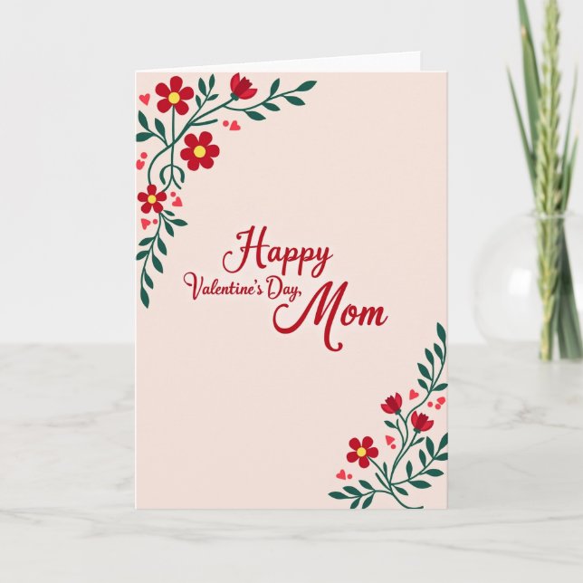 Mom Valentines Day Card (Front)