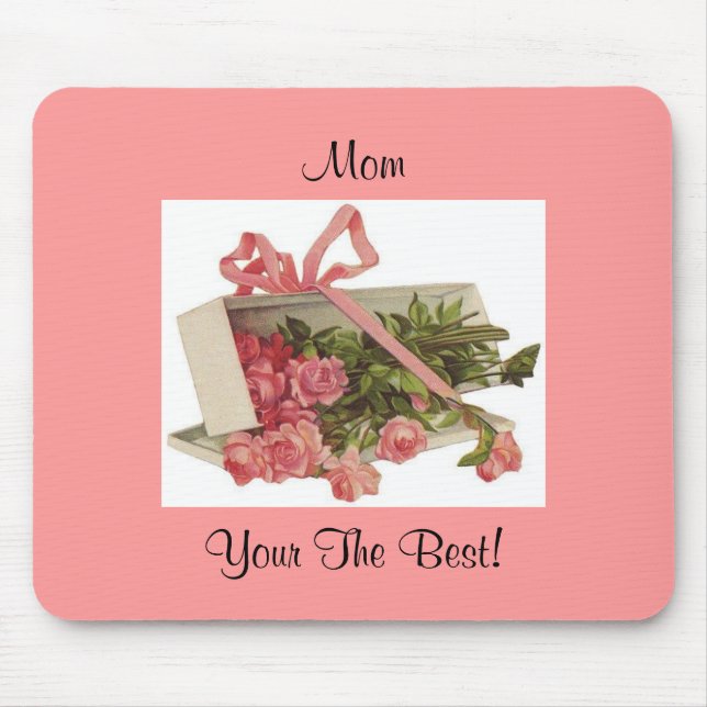 Mom Vintage Mouse Pad (Front)