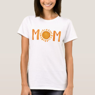 Mom Watercolor Yellow Sunshine T-Shirt
