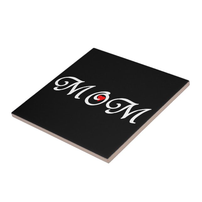 Mom with a red heart tile (Side)
