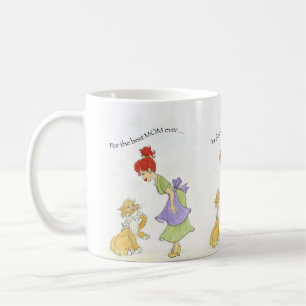 Mom with cat coffee mug