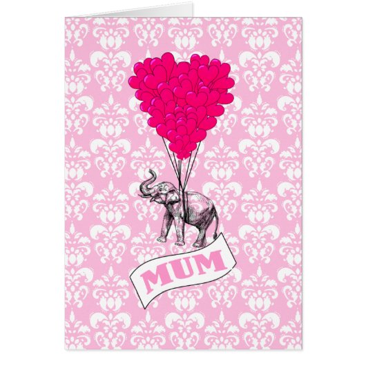 Mom with pink elephant (Front)