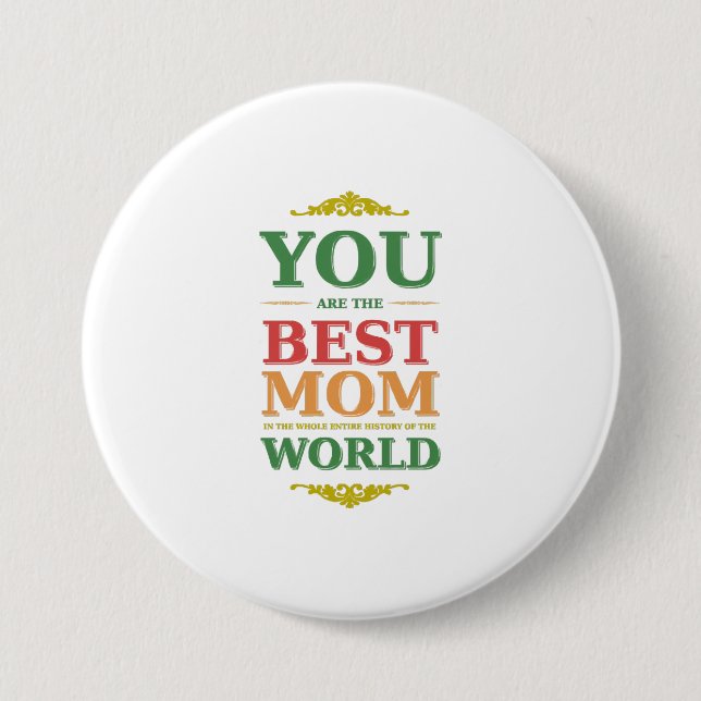 Mom World Button (Front)
