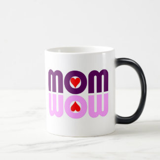 MOM WOW Hearts Reflection Coffee Mug