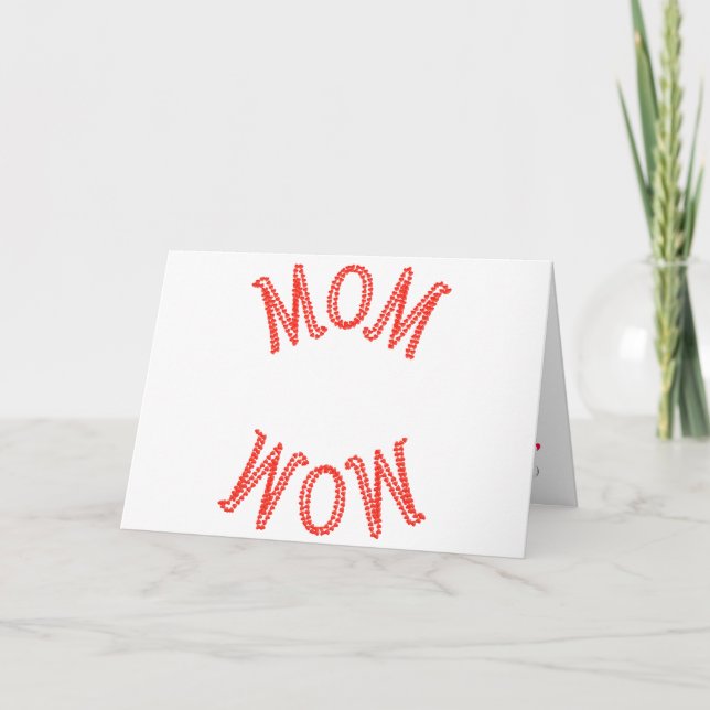 Mom Wow, Mother's Day Card (Front)