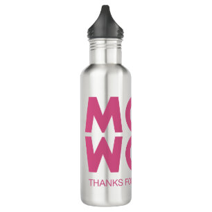 Mom, Wow! Stainless Steel Water Bottle