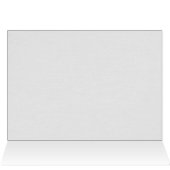 MOM-WOW with flower reflection on black mirror Cards (Inside Horizontal (Top))