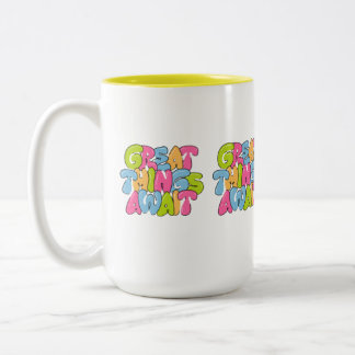 "Mom, You Are Her Wings" Two-Tone Mug – Beautiful