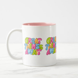 "Mom, You Are Her Wings" Two-Tone Mug – Beautiful