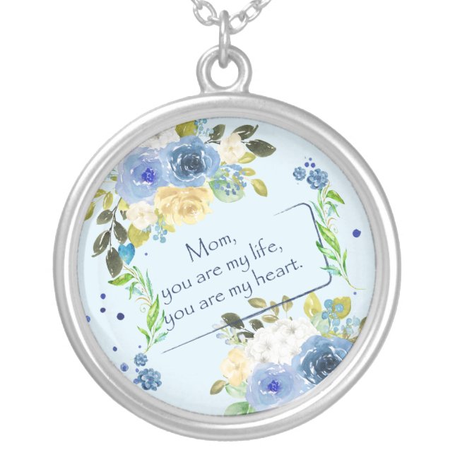 Mom, You Are My Heart - Necklace (Front)