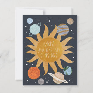 Mom you are my Sunshine Holiday Card