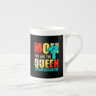 Mom You Are The Queen Bone China Mug